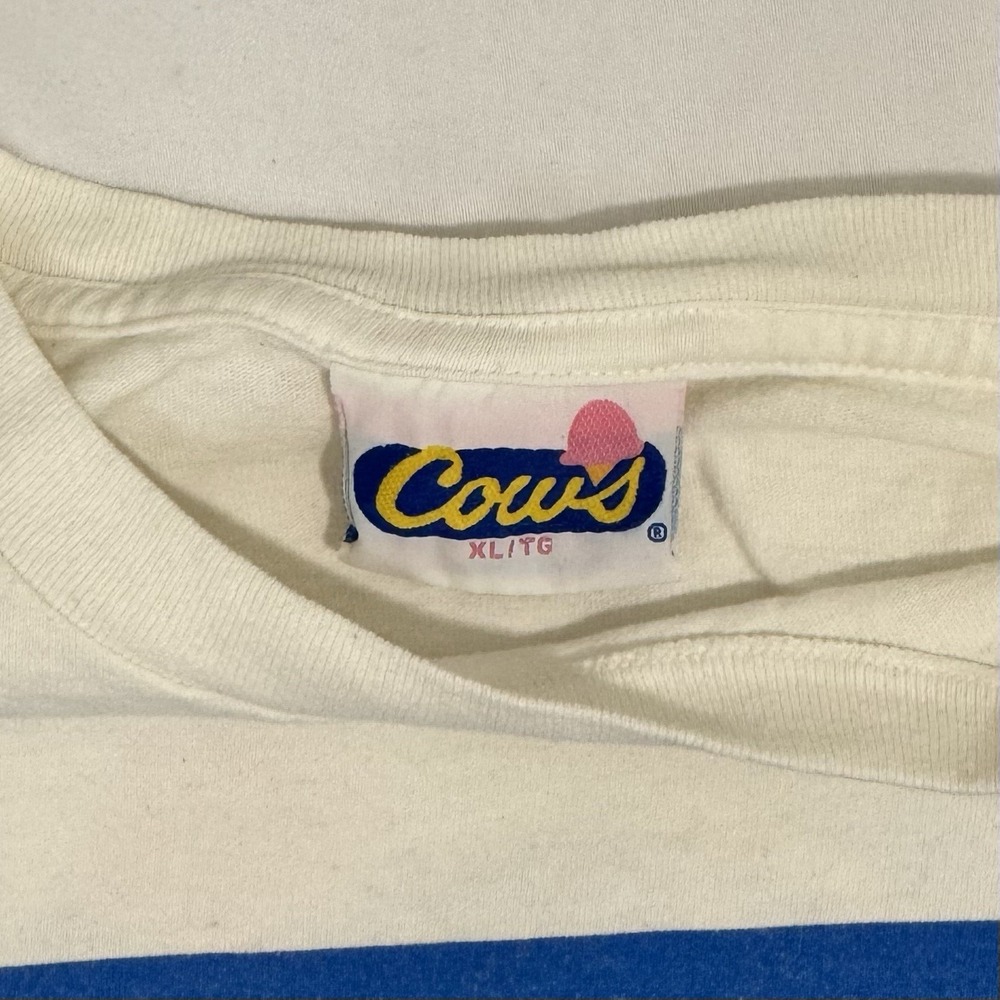 Vintage 90s Marc Gallant Confederation Bridge Cows Prince Edward's Island L/XL - Picture 7 of 10